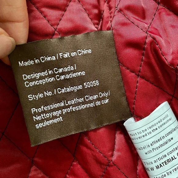 Red Danier Leather Jacket - Picture 9 of 17